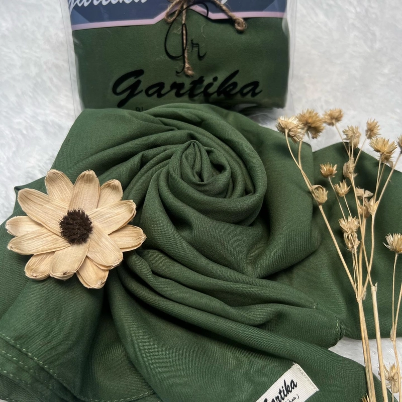 Product image Almadany - Hijab Segiempat Voal Shakira Premium by Gartika 110 cm x 110cm Army