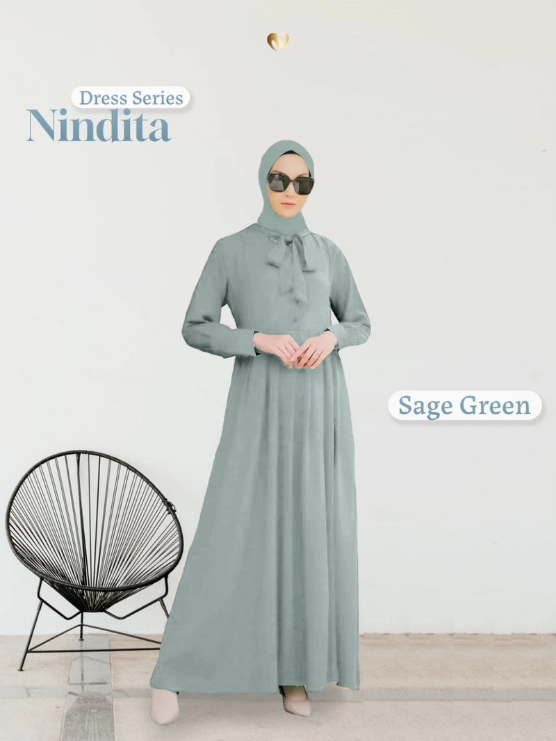 Product image Nomine - Sarimbit Series 2023 - Nindita MOM (DO) S Sage Green