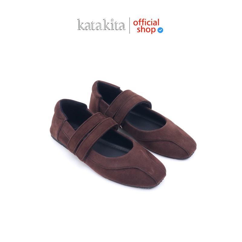 Product image Katakita - Katakita Elara Flatshoes Wanita 37 Coffee