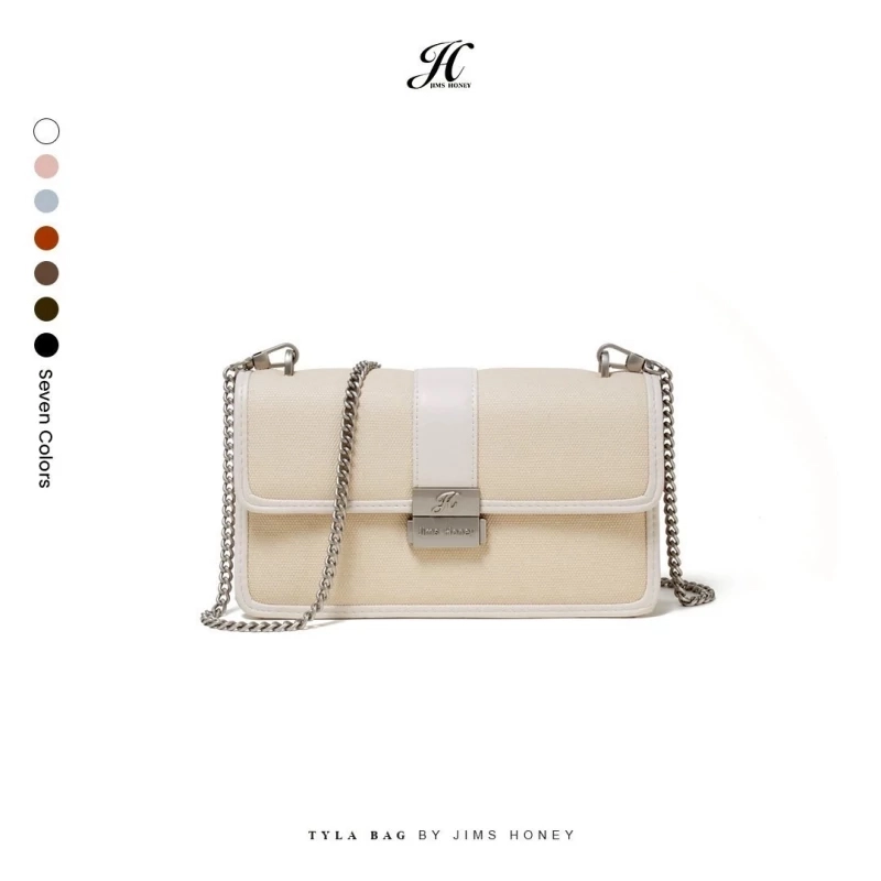 Product image JIMSHONEY SUKABUMI - JIMSHONEY SUKABUMI - TYLA BAG LC-7116 NEW ARRIVAL TAS WANITA MULTIFUNGSI ALL SIZE WHITE