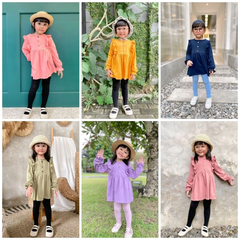 Product image Adima Tunik Anak Perempuan 1 Dusty