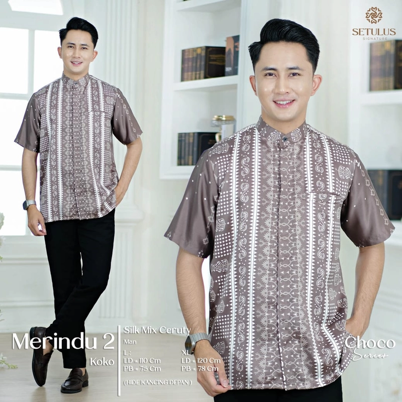 Product image Griya Busanaku Solo - Merindu #2 set sarimbit keluarga L Koko choco