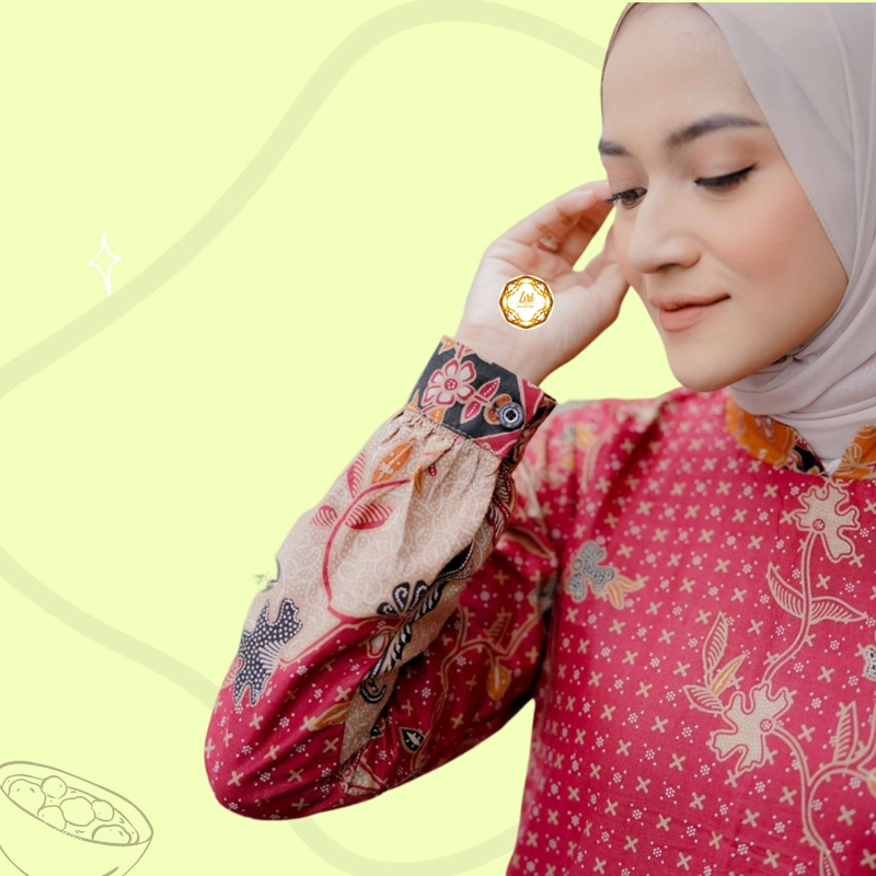 Product image Rambe Batik Indonesia - Batik Couple Alesyah Terbaru dan Modern - Bisa Beli Pisah Motif C Kemeja Saja Size M Alesyah Motif C