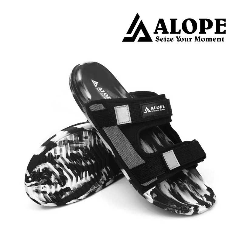 Product image ALOPE OFFICIAL - ALOPE - SANDAL SELOP JARVIS SANDAL PRIA DEWASA 39 HITAM