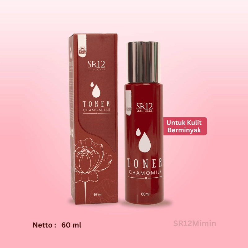 Product image SR12 Mimin - SR12 Toner Chamomille Mengatasi Mata Panda Dan Memudarkan Kulit Kemerahan 100 ml chamomille