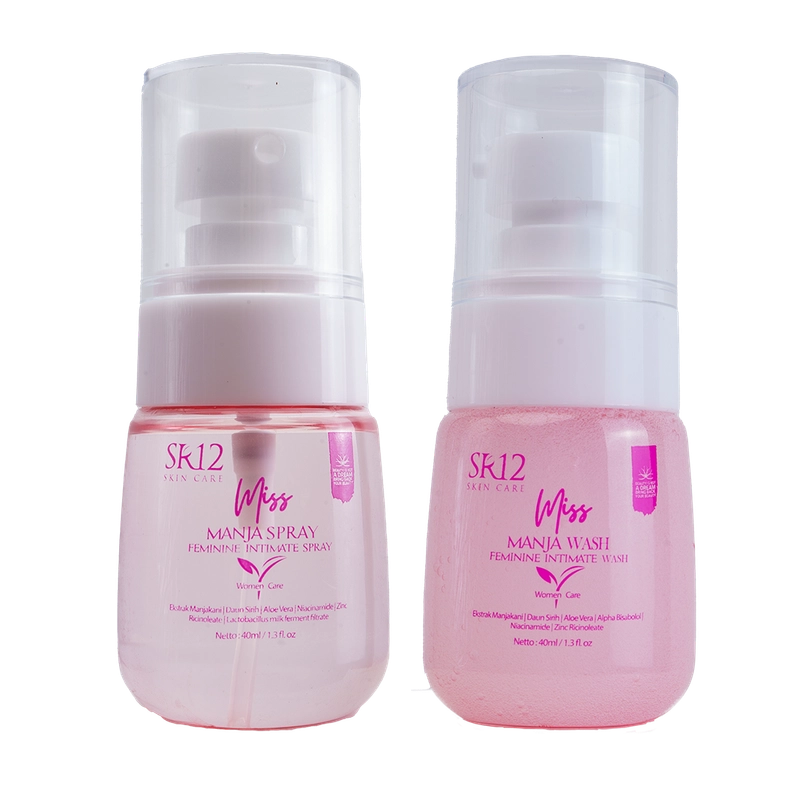 Product image SR12 Miss Manja Spray & Wash Manjakani Spray Pembersih Area Kewanitaan Keputihan Dan Bau Tidak Sedap Sepaket Wash+Spray