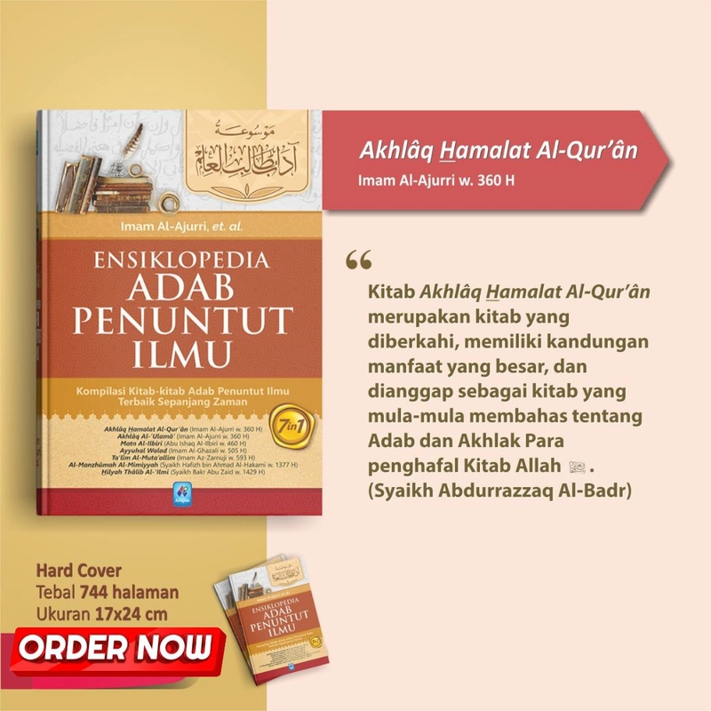 Product image Pustaka Arafah - Ensiklopedia Adab Penuntut Ilmu HC Hardcover