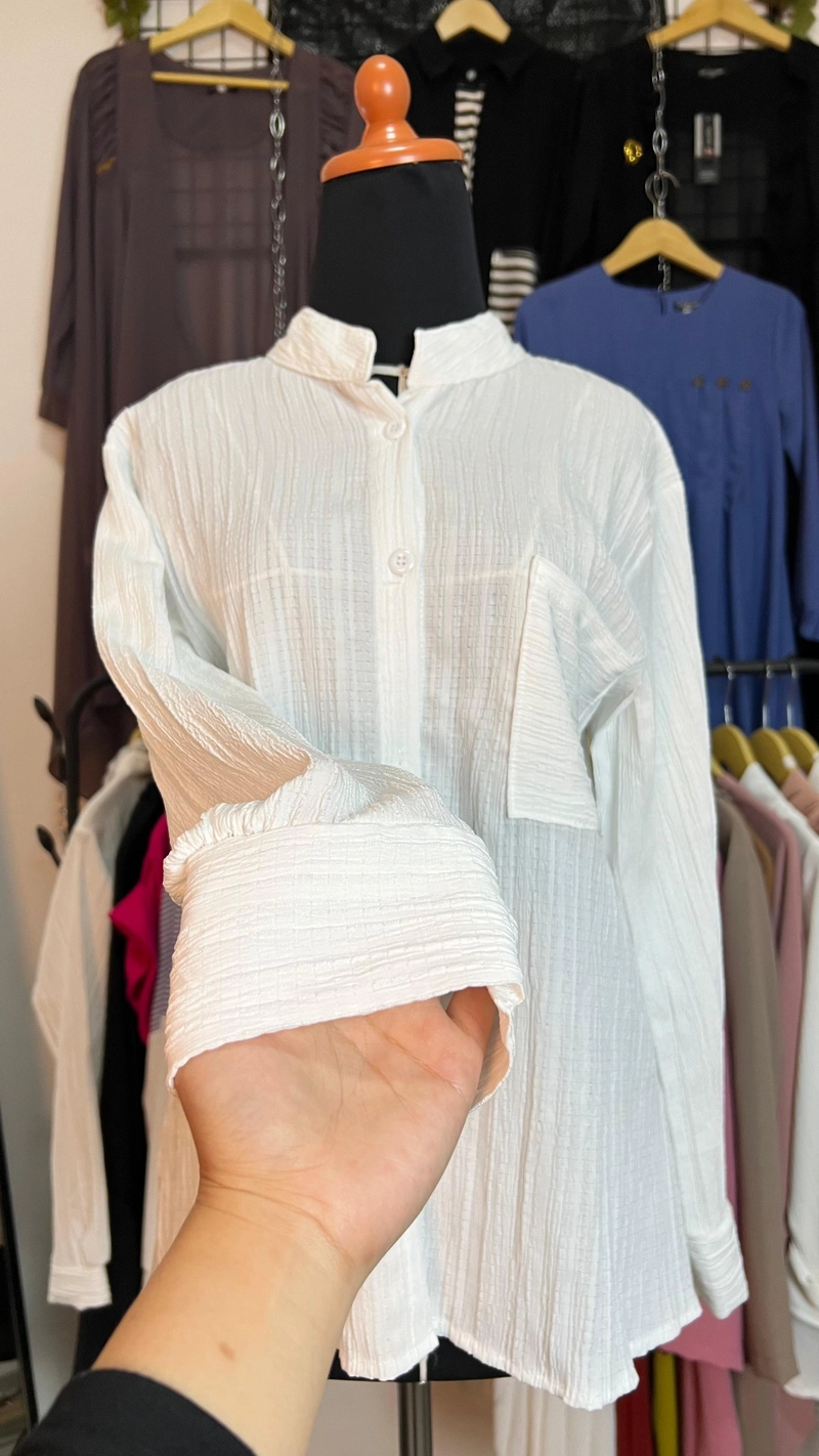 Product image Sseolshop - Isabela Shirt Kemeja atasan Wanita Terbaru 2025 / Kemeja Lady Crush viral L BW