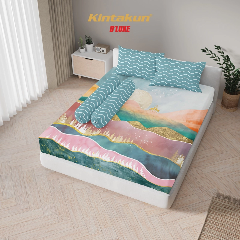 Product image Kintakun - Buy 1 get 1 Sprei Kintakun Digital Print 180 x 200 free Selimut Bulu Lembut 120 x 150 180 x 200 Monti + Henry