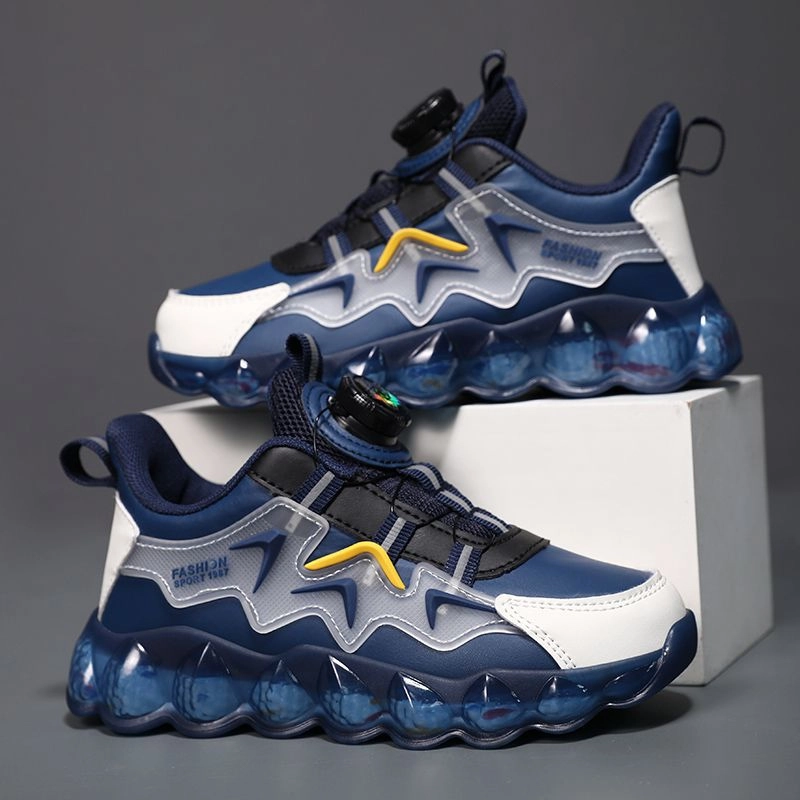 Product image Meonky Official - Sepatu Anak laki laki Perempuan Sneakers Terbaru Q - 48 Cocok Untuk Sekolah Bermain 34 Navy