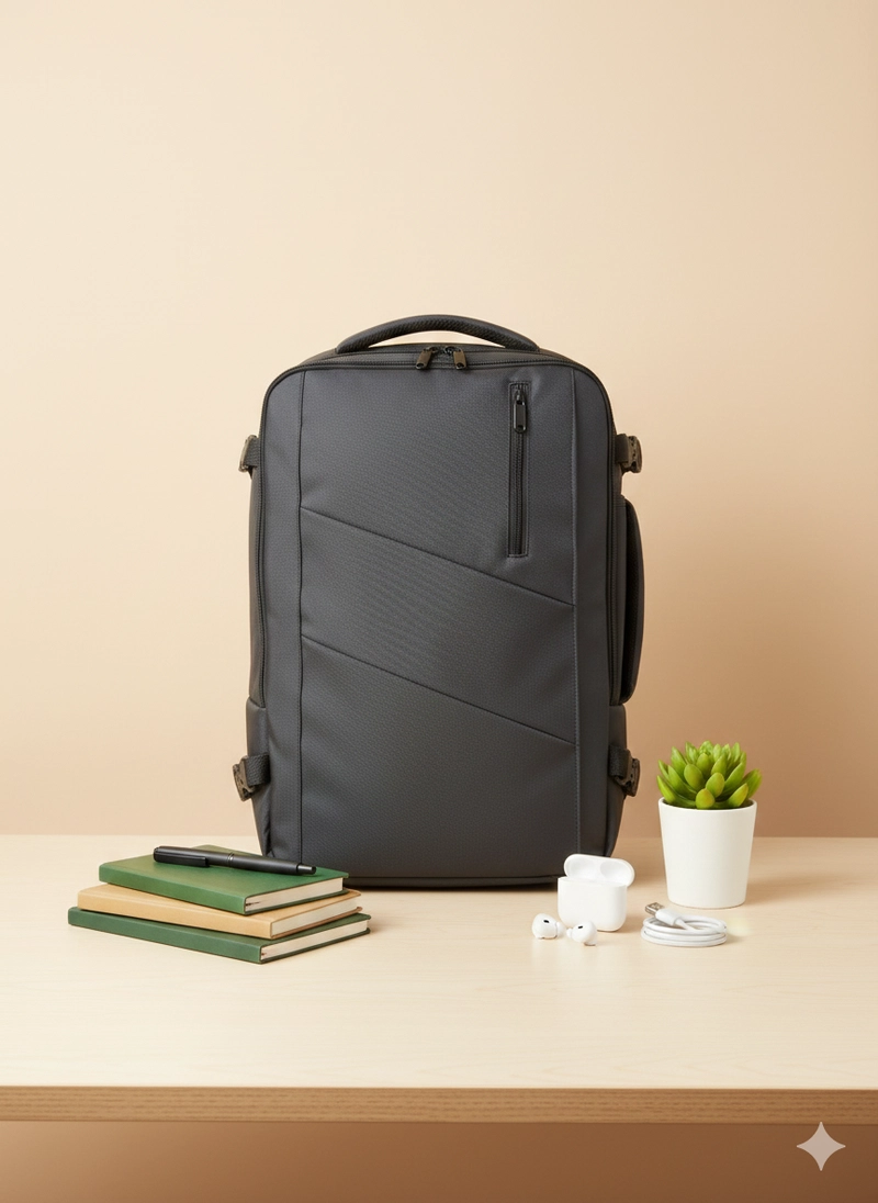 Product image Tas Ransel WEGNER Tas Punggung Backpack Pria Waterproof Tas Laptop Laki-Laki Sekolah dan Kerja Big Hitam