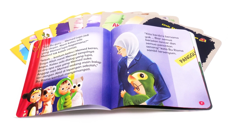 Product image Cordoba - Cordoba Kids - Serie Little Abid Soft Cover Buku Adab dan Akhlak Pendidikan Karakter Anak B5 10 buku warna Random