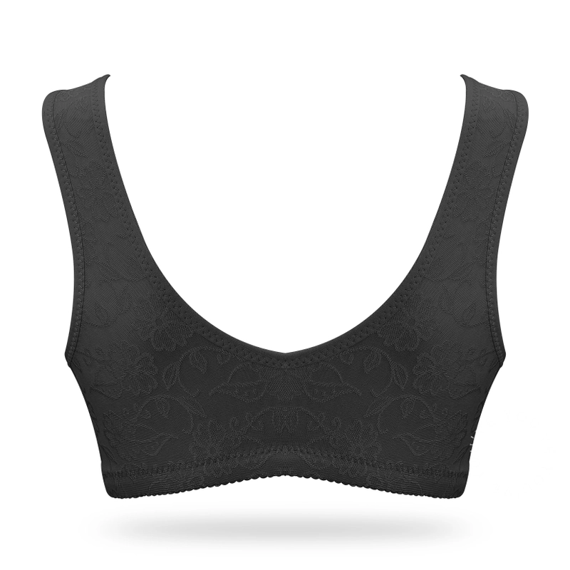 Product image Youhave - Youve YouHave BH Wanita Premium Bra Be Ha Wanita Kait Depan Busa Sedang Tanpa Kawat 100094 38 BLACK