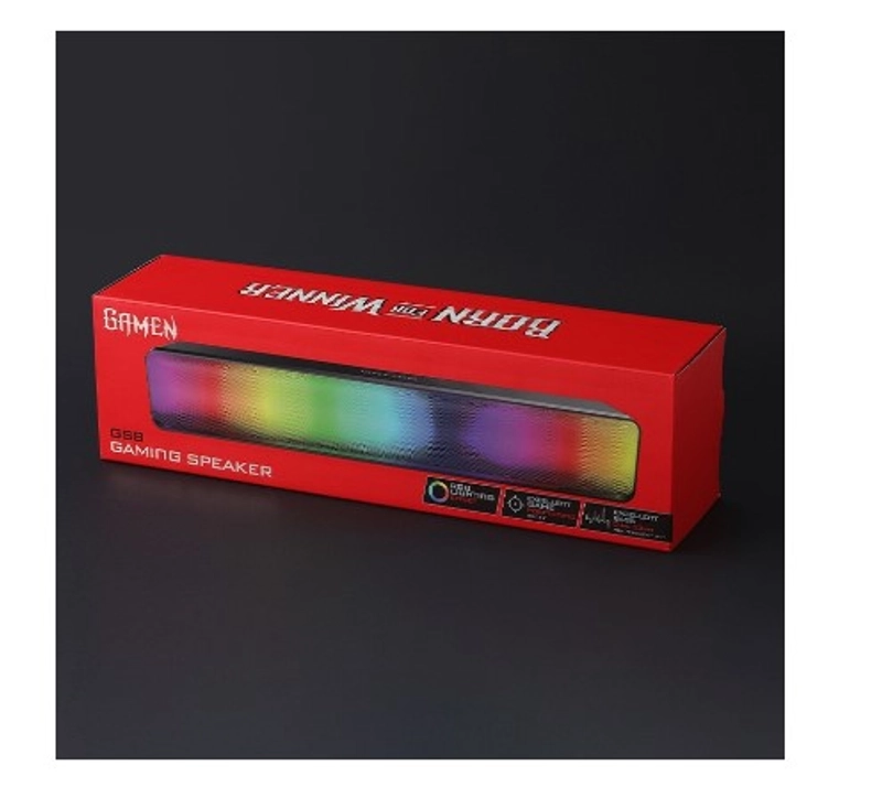Product image UTAMAMEGA - Speaker Gamen GS8 Soundbar Gaming RGB Light Bass Komputer Laptop Type GS8