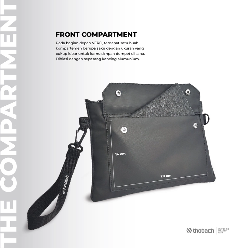 Product image Thobach official - THOBACH Clutch Bag VERO ALL SIZE Navy