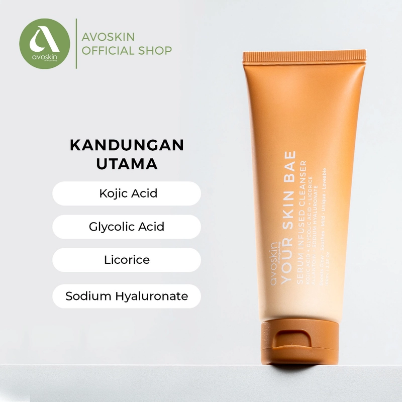 Product image AVOSKIN OFFICIAL - YSB Serum Infused Cleanser Kojic Acid + Glycolic Acid + Licorice + Allantoin + Sodium Hyaluronate 100 ml Serum Infused Cleanser Kojic Acid