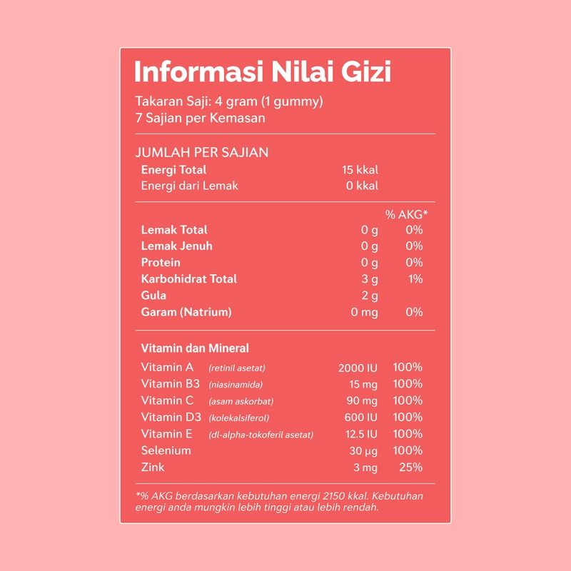 Product image Youvit - Youvit AcNO dengan Niacinamide - Aloe Vera untuk Jerawat 6 Sachet Gummy