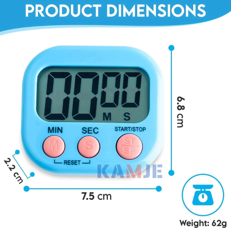Product image KAMJE Timer Digital Dapur Pengatur Waktu Memasak Alarm Masak KMJ038 KMJ038 HIJAU