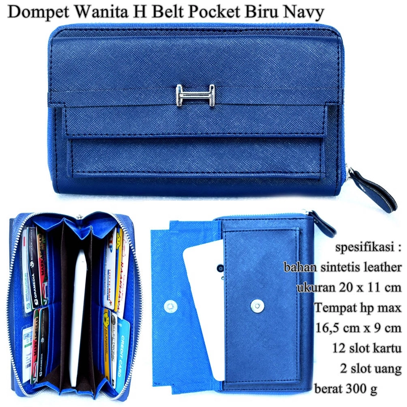 Product image Lanc Fashion - Dompet Murah HP Wanita H Belta Soft warna navy