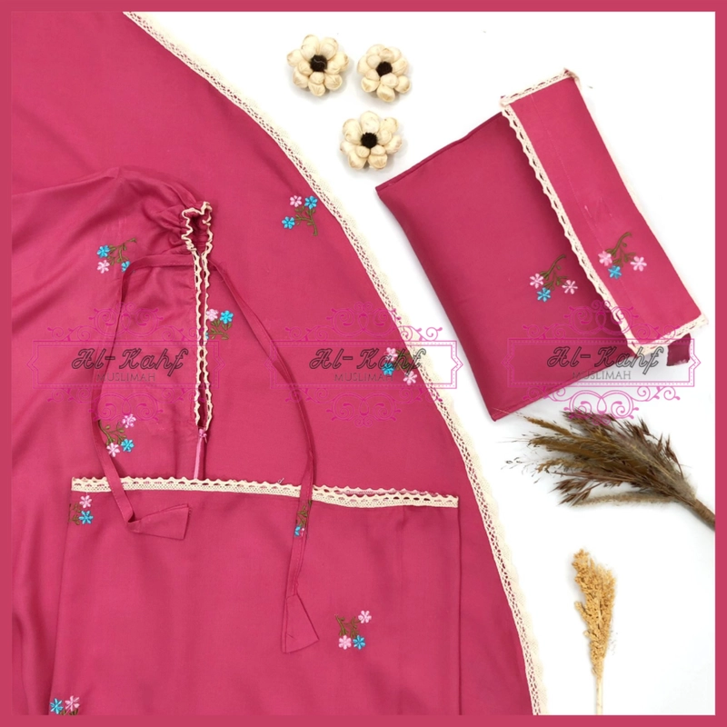 Product image Al Kahf - Mukena Dewasa 2in1 Rayon Bordir Starla All Size MRP101