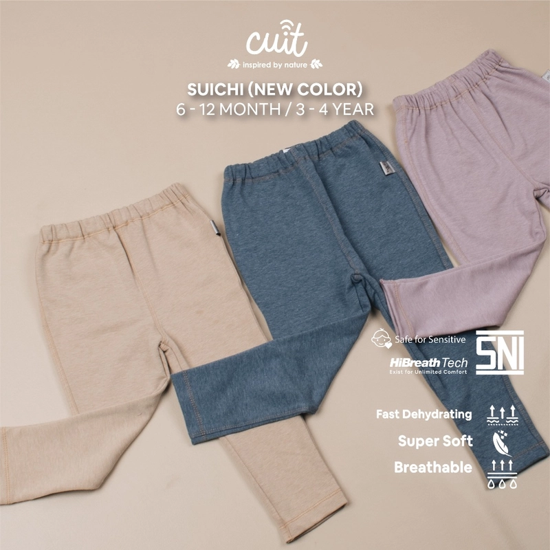 Product image Kintakun Baby - KINTAKUN BABY X CUIT Suichi Jegging Casual Celana Panjang Anak L (1-2 Tahun) Maroon