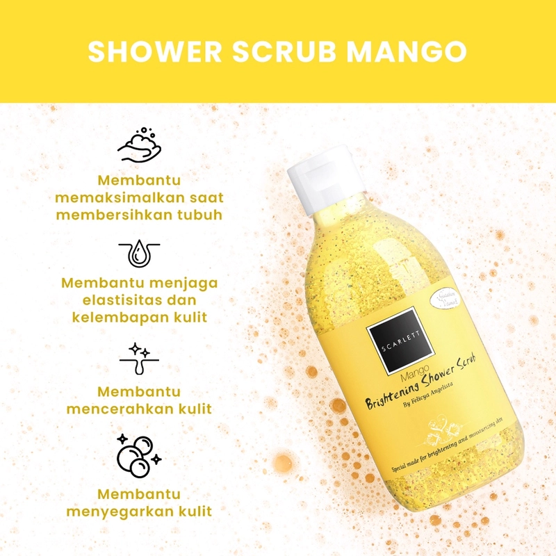Product image Scarlett Whitening - Shower Scrub 300ml Mango