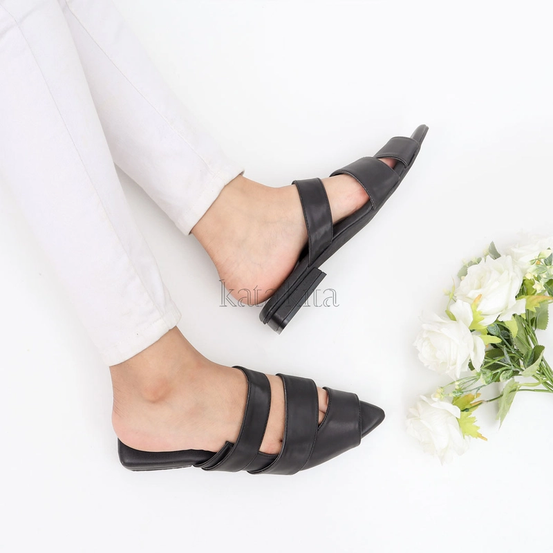 Product image Katakita - Katakita Chika Mules Wanita / Sandal Mules Wanita 3cm 40 Black