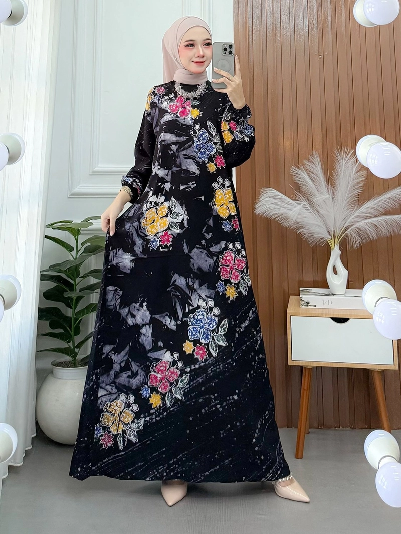 Product image Batik Ayodha - GAMIS ANETA ALLSIZE JUMBO LD 122CM Allsize B