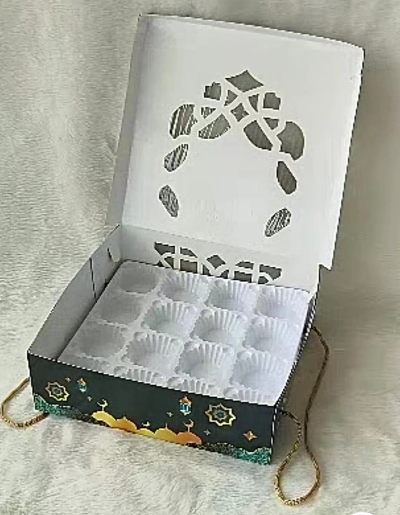 Product image Rizki Electronics - Box hampers lebaran jinjing Mika Tali 5 pcs hijau