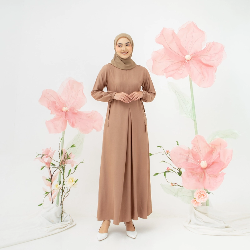 Product image Lusianasae - Lusianasae - Edelweiss dress warna Milo bahan Rayon twill premium S MILO