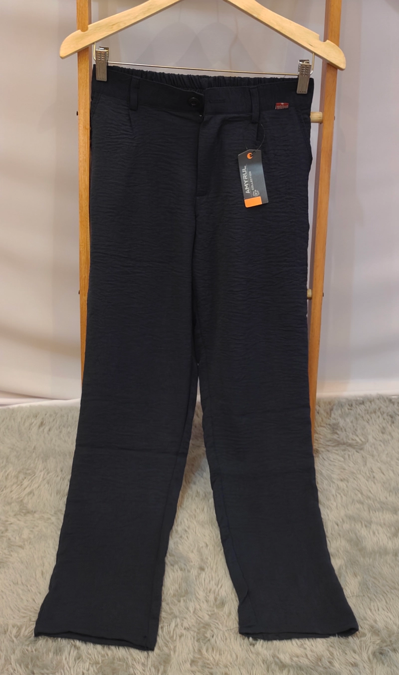 Product image Amha Collection - LOOSE PANTS HIGHWAIST AIRFLOW KANCING POLOS ALL SIZE NAVY