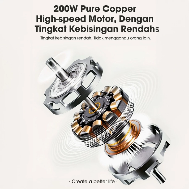 Product image UTAMAMEGA - Mini Food Chopper SW-MCB200 / SW-MCG200 200watt 300ml ( SWMCB200 / SWMCG200 ) Warna Random
