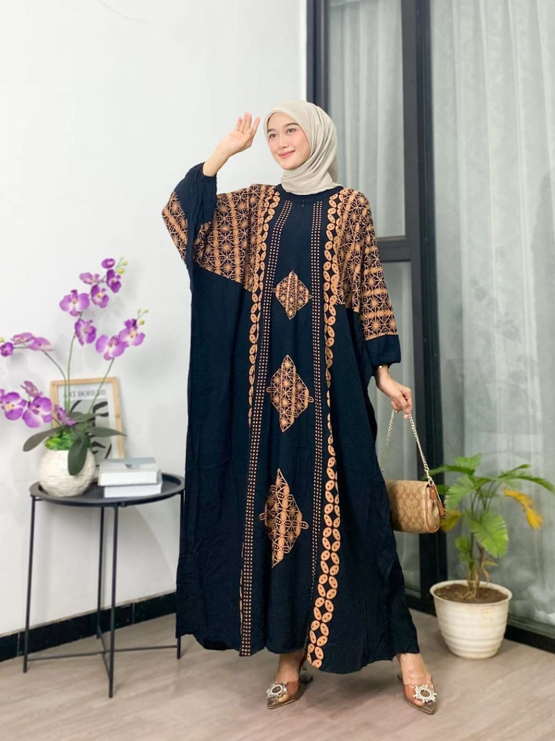 Product image Batik Ayodha - KAFTAN AYANA ALLSIZE JUMBO Allsize Hitam