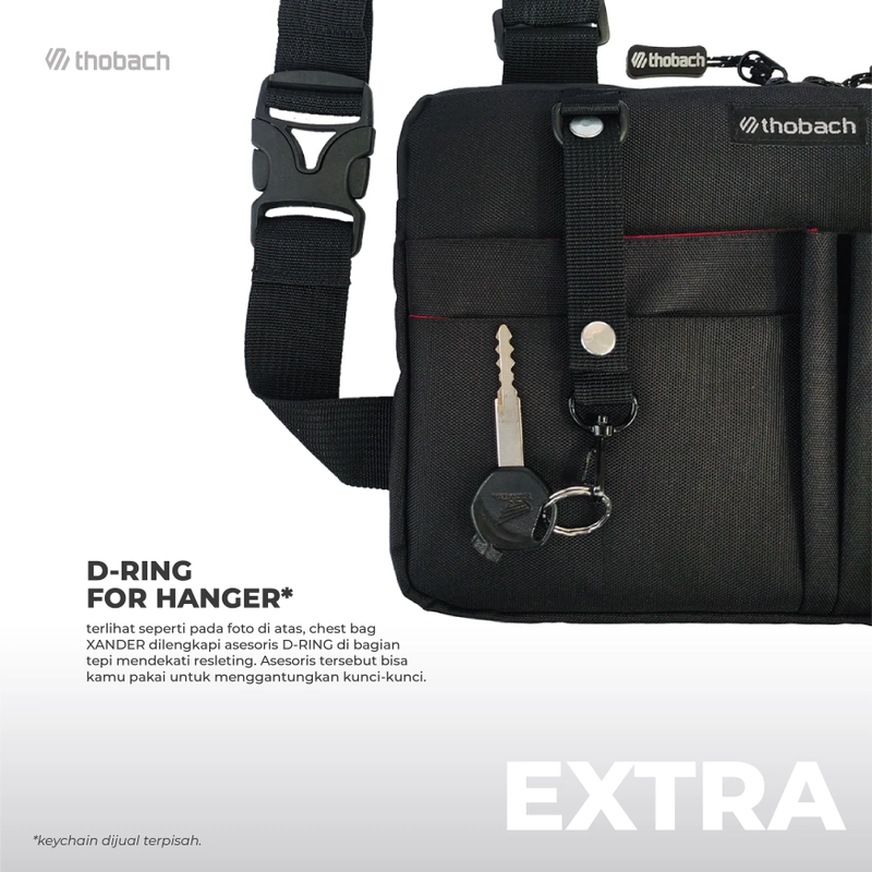 Product image Thobach official - THOBACH Tactical Chest Bag Anti Air Waterproof LIWA 250 gr Black