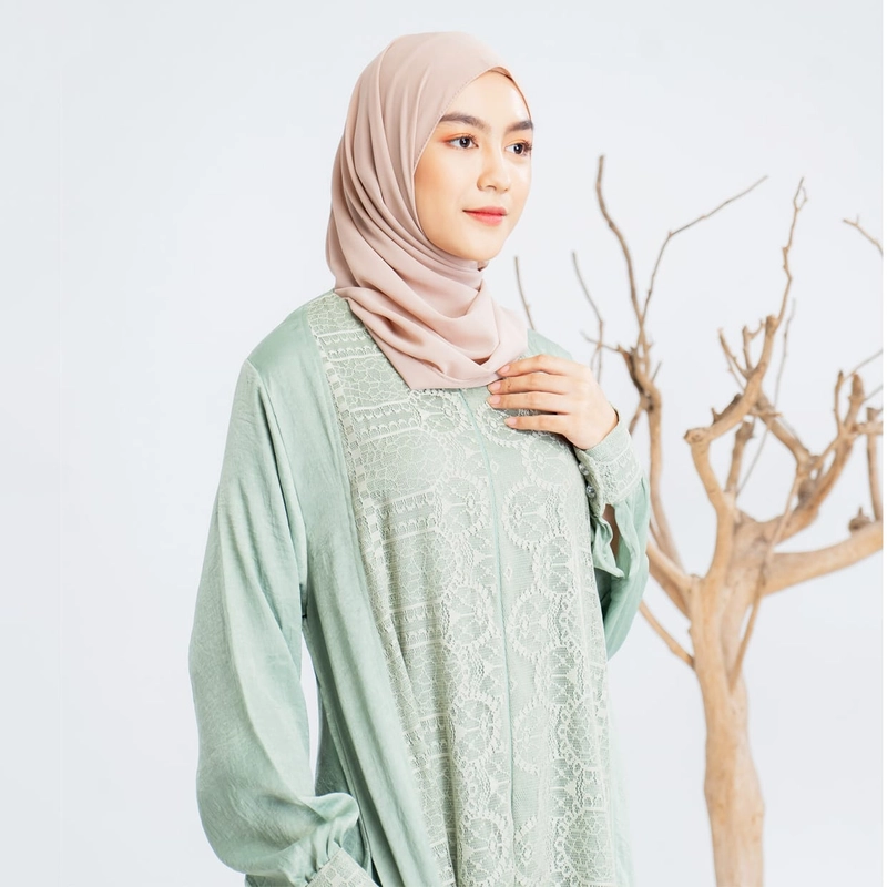 Product image COLLECTION SARJANA - Gamis Batik Kaarima - Gamis -Syari - Berlengan Kancing Gamis Karima