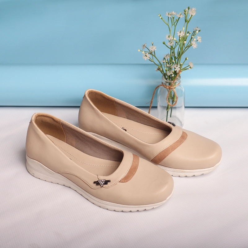 Product image Catenzo Official - Sepatu Slip On Casual Wanita Cream US 056 36 Cream