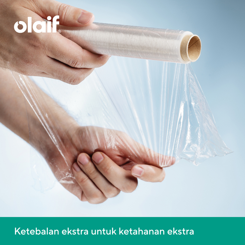 Product image Olaif Extra-Strong Cling Wrap (30cm x 30m x 10mic) - Plastic Food Wrap / Pembungkus Makanan / Plasti Kemasan Box