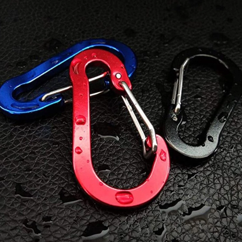 Product image V Lights - Gantungan Carabiner Alumunium Alloy 6 PCS HT003 HITAM