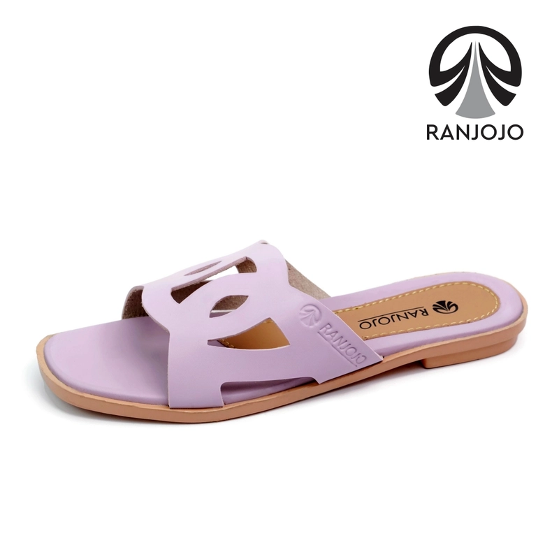Product image Ranjojo - Sendal Slop Wanita Teplek RJ11 Original Wanita terbaru Sandal Slop 37 LILAC