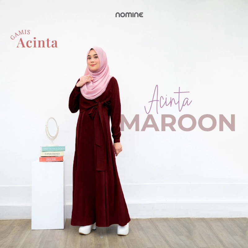 Product image Nomine - Gamis - Acinta Batch 2 - Dress Only S Maroon