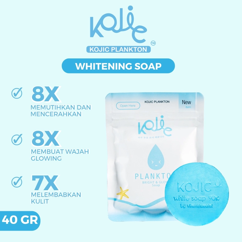Product image KOJIC PLANKTON - BRIGHT & GLOW 40 GR Soap