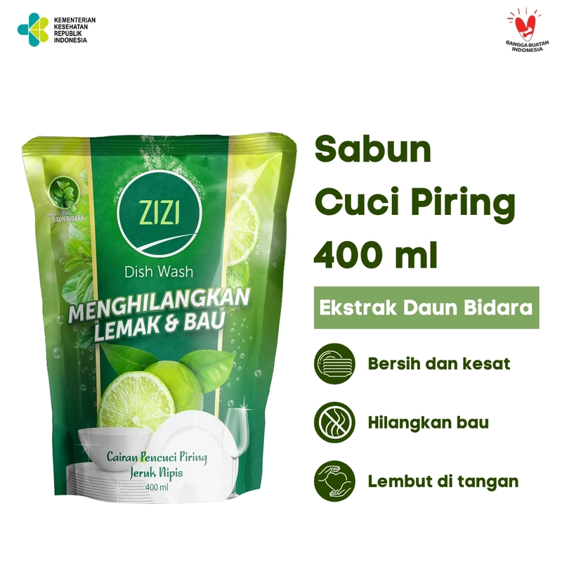 Product image ZIZI - Dish Wash Sabun Cuci Piring 400 ml 400 ml Jeruk Nipis