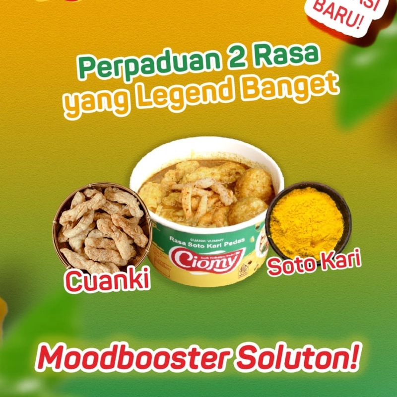 Product image Makanan RIngan Cuanki chicken Kari 70gr Kuah Soto Kari