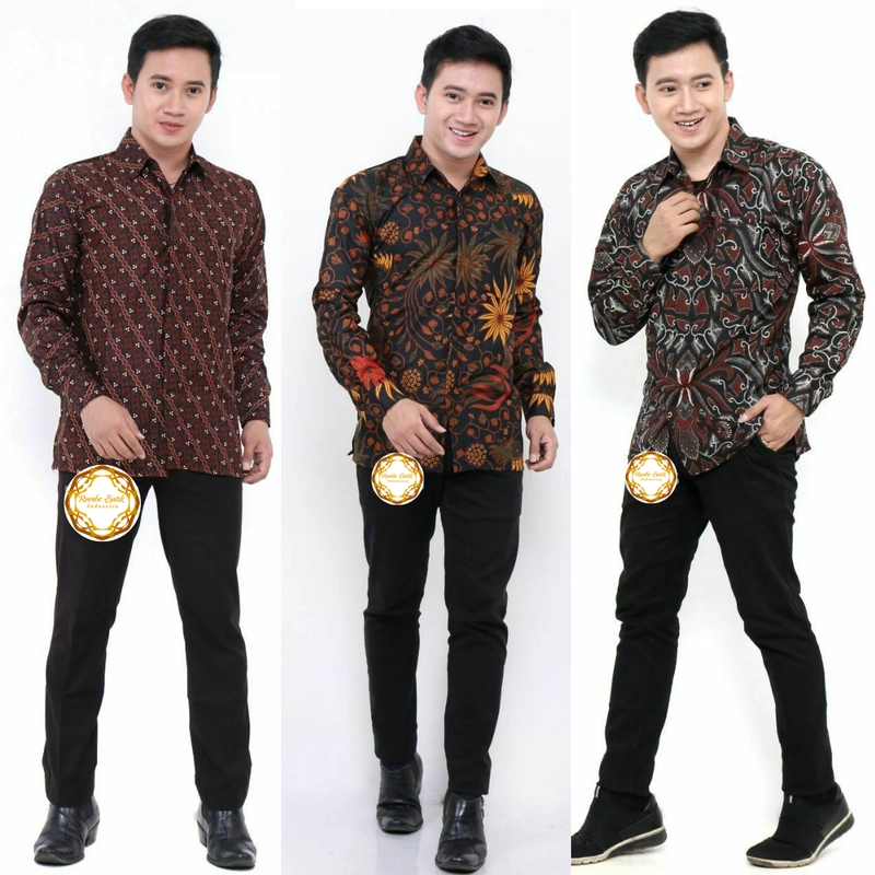 Product image Kemeja Batik Pria - Batik Printing - Unggul Jaya Tebal Halus dan Tidak Luntur - KU2 M KJ1