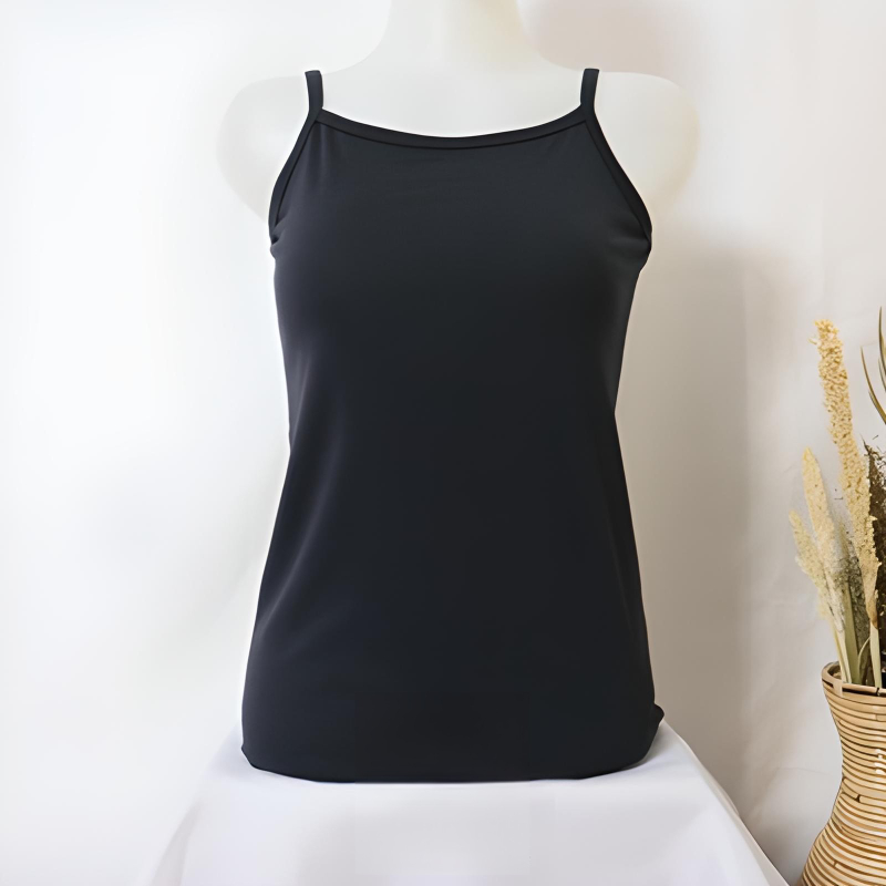 Ladee Official - Tanktop Tali Kecil M BLACK