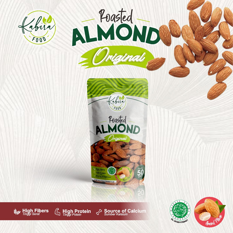 Product image Kabira Food - Almond Panggang Kabira Food Almond Ori Original