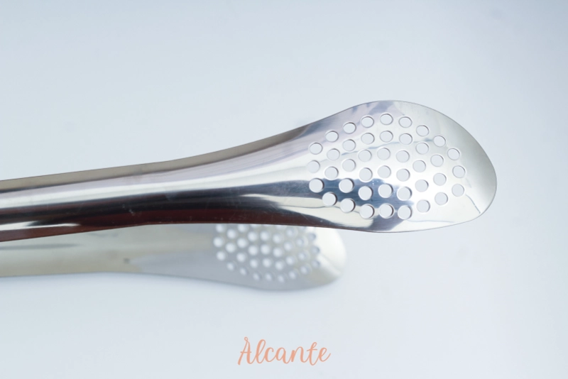 Product image Alcante - Penjepit Makanan Stainless Lubang Capit Silver