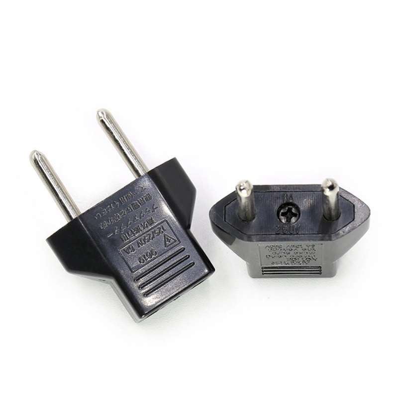 Product image KAMJE Adaptor Kepala Charger Colokan Over Steker Sambungan Listrik Pipih Gepeng Ke Bulat Converter KMJ128 RANDOM