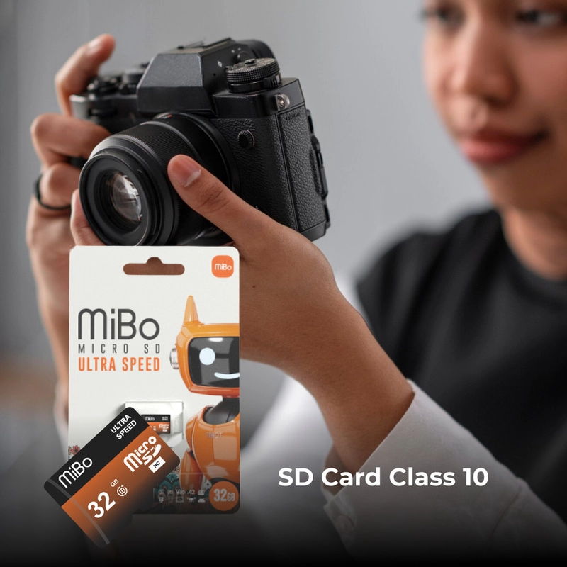 Product image Mibo - MiBo Micro SD 32GB Ultra Speed 120Mbps Class 10 SDHC 32GB Orange