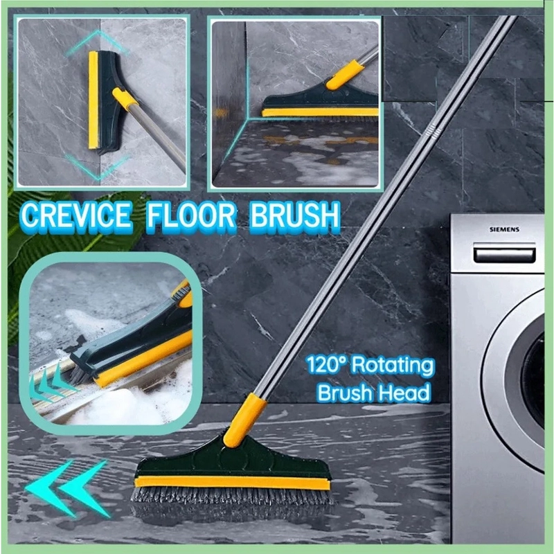 Product image KAMJE Sikat Lantai Pembersih Kamar Mandi Wiper WC Toilet Gagang Panjang 2in1 Serbaguna KMJ020 KMJ020 RANDOM
